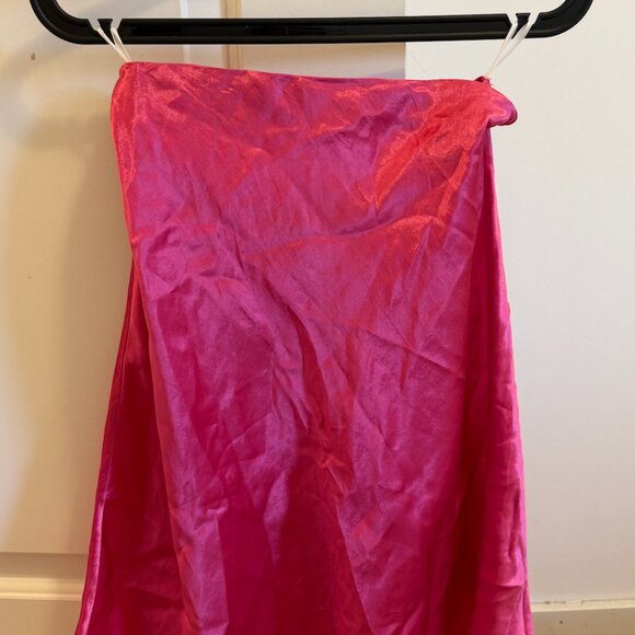 Matching Set: Aritzia Babaton Mini Slip Skirt + Benji Tank - Picture 4 of 5